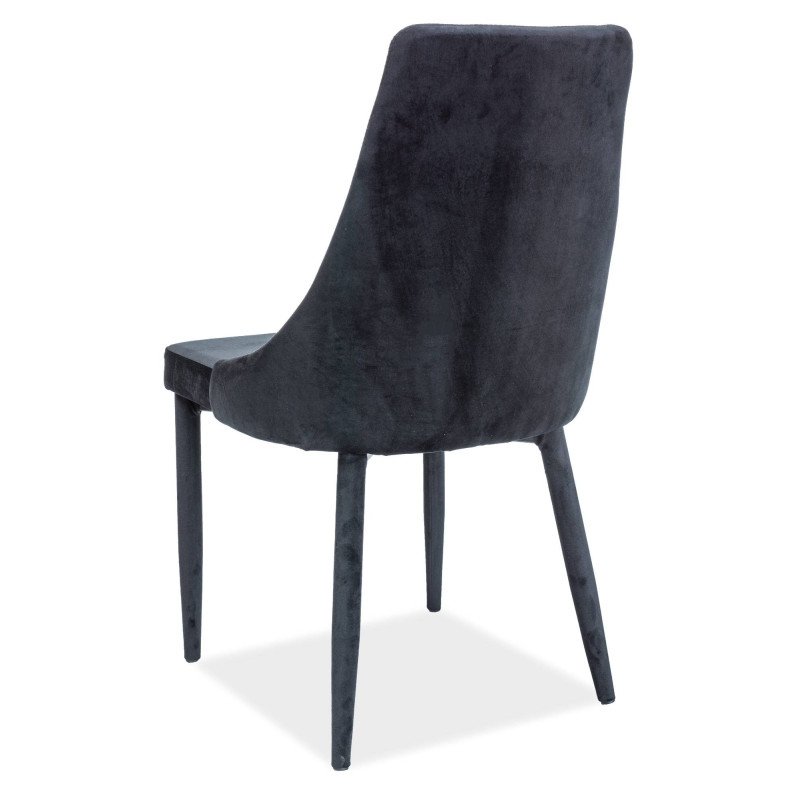 Jedálenská stolička TRIX VELVET - sivá bluvel 14