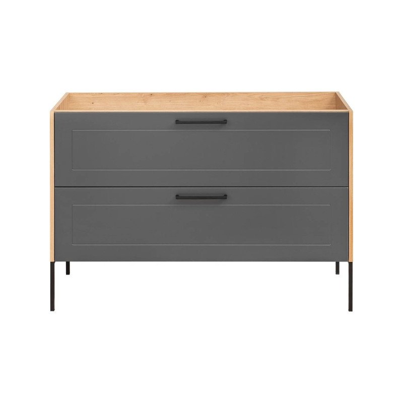 Kúpeľňová skrinka MADERA GREY 854 - graphite/artisan oak