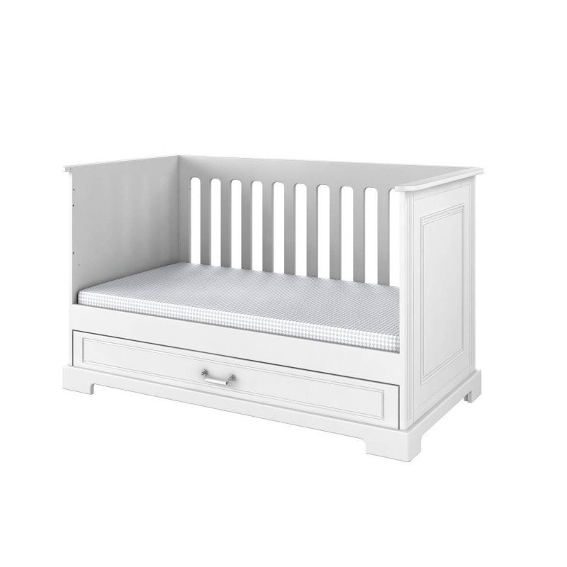 Detská postieľka INES COT 70x140 - biela matná
