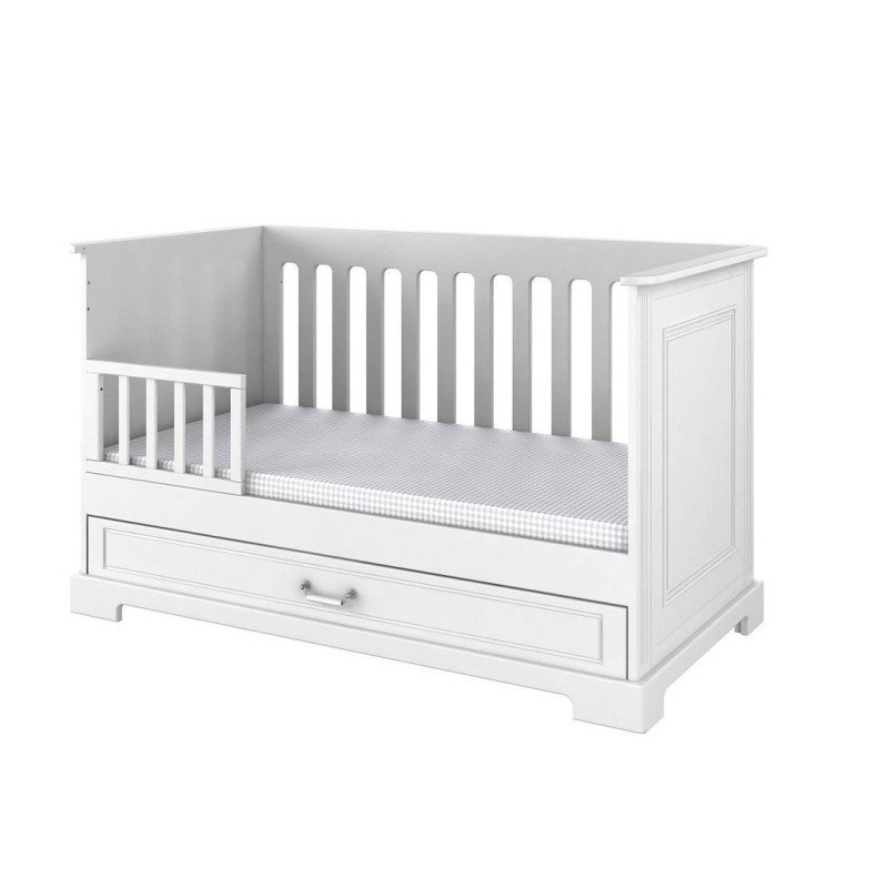 Detská postieľka INES COT 70x140 - biela matná