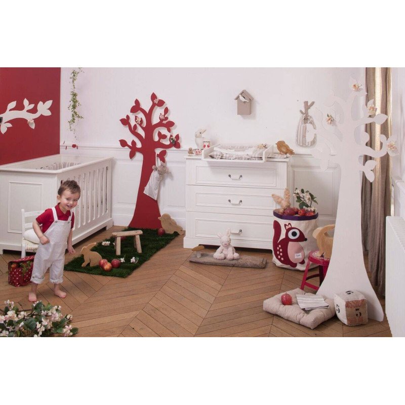 Detská postieľka INES COT 70x140 - biela matná