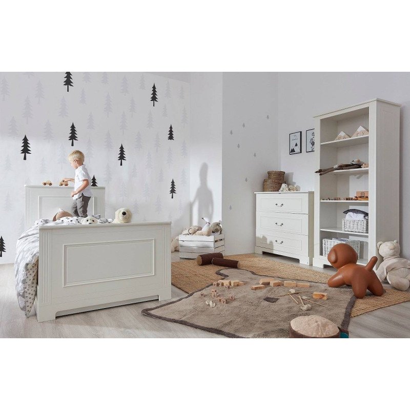 Detská postieľka INES COT 70x140 - biela matná