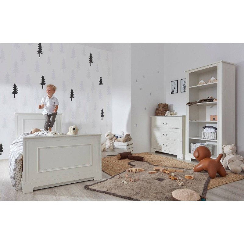 Detská postieľka INES COT 70x140 - biela matná
