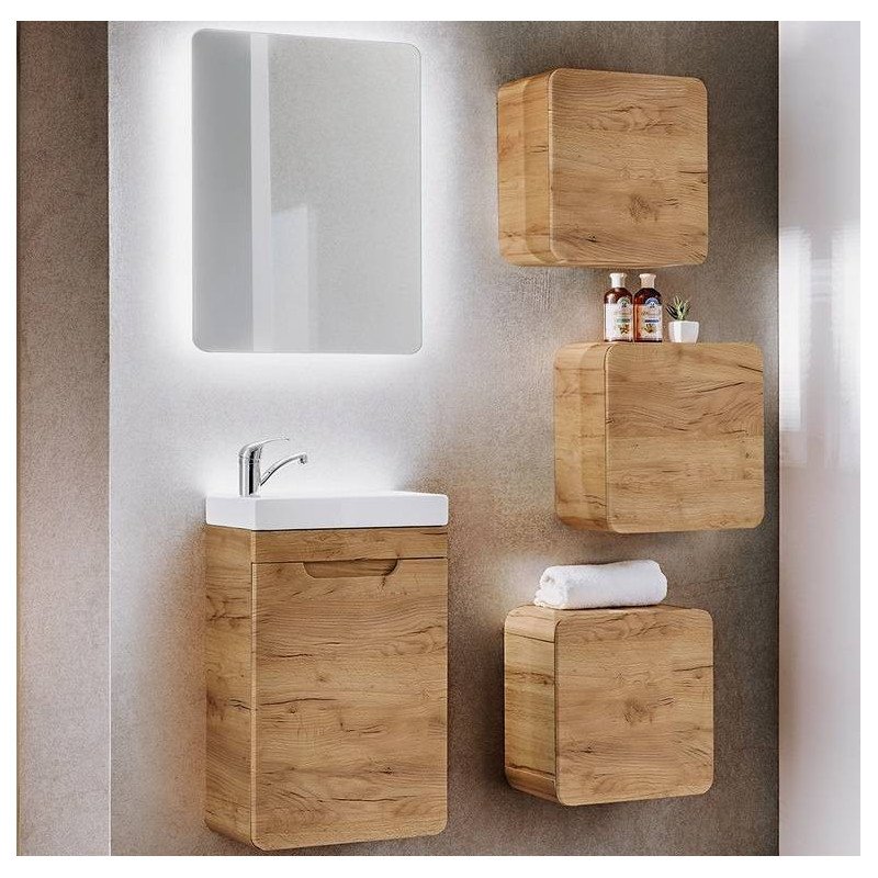 Kúpeľňová skrinka ARUBA CRAFT 830 - dub craft zlatý/dub craft zlatý