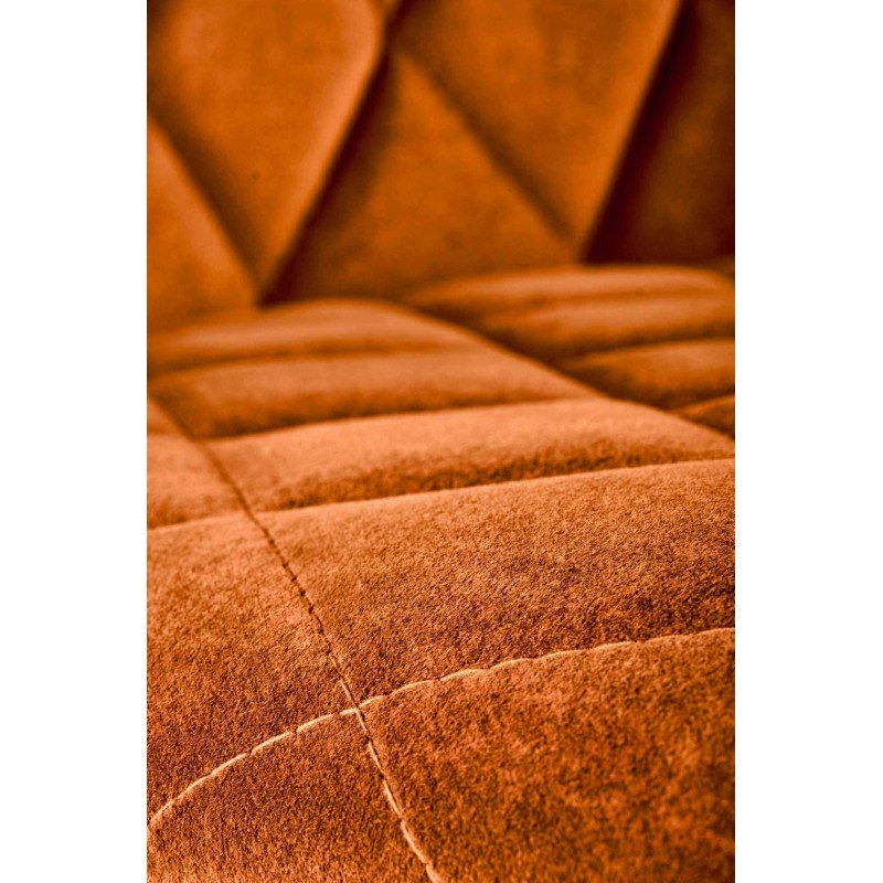 Jedálenská stolička K-450 - čierna/béžové velvet