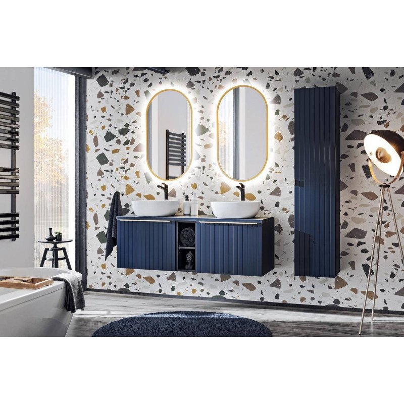 Kúpeľňová doska SANTA FE BLUE 89-120-B - modrý indigo