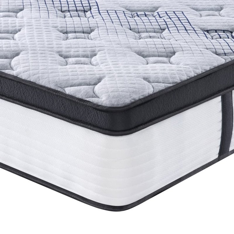 vidaXL Taštičkový pružinový matrac stredne tvrdý plus 200x200 cm