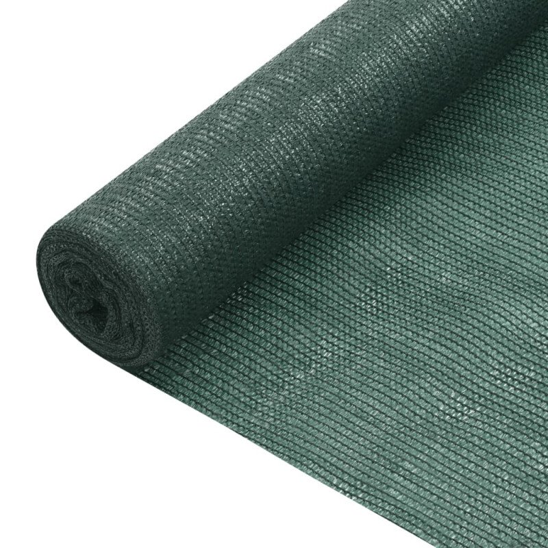 vidaXL Tieniaca sieť zelená 1x50 m HDPE 75 g/m² 