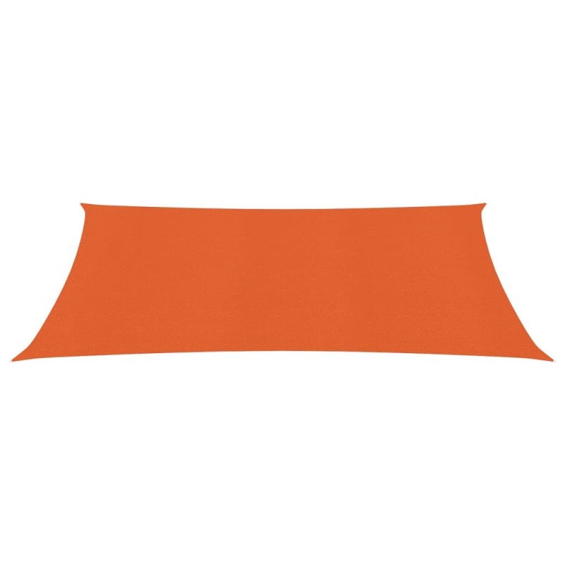 vidaXL Tieniaca plachta 160 g/m² oranžová 2x4 m HDPE