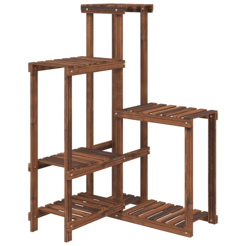 vidaXL Stojan na kvetiny 62,5x61,5x101,5 cm masívna jedľa
