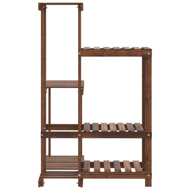 vidaXL Stojan na kvetiny 62,5x61,5x101,5 cm masívna jedľa