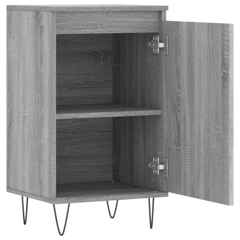 vidaXL Komoda sivá sonoma 40x35x70 cm kompozitné drevo