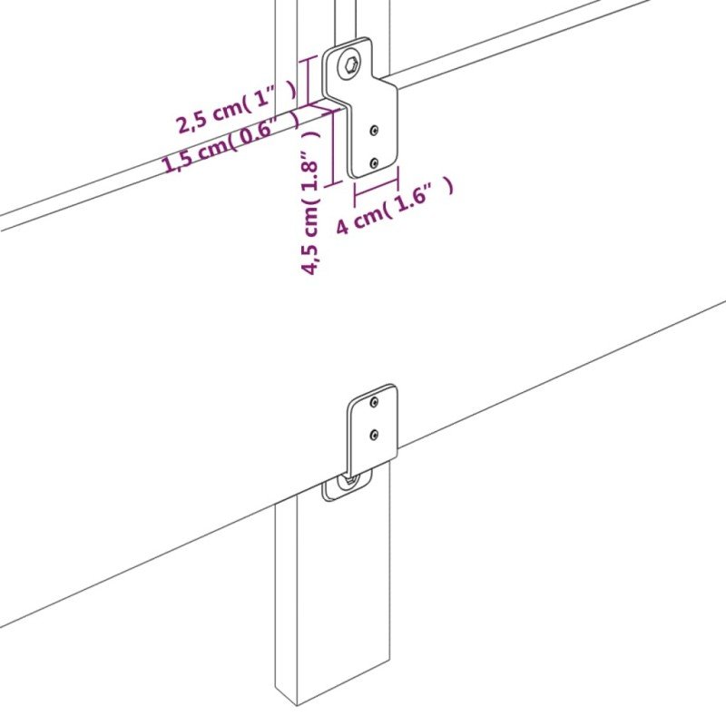 vidaXL Čelá postele 4 ks biele 72x5x78/88 cm umelá koža