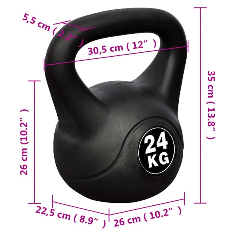 Činka kettlebell 24 kg