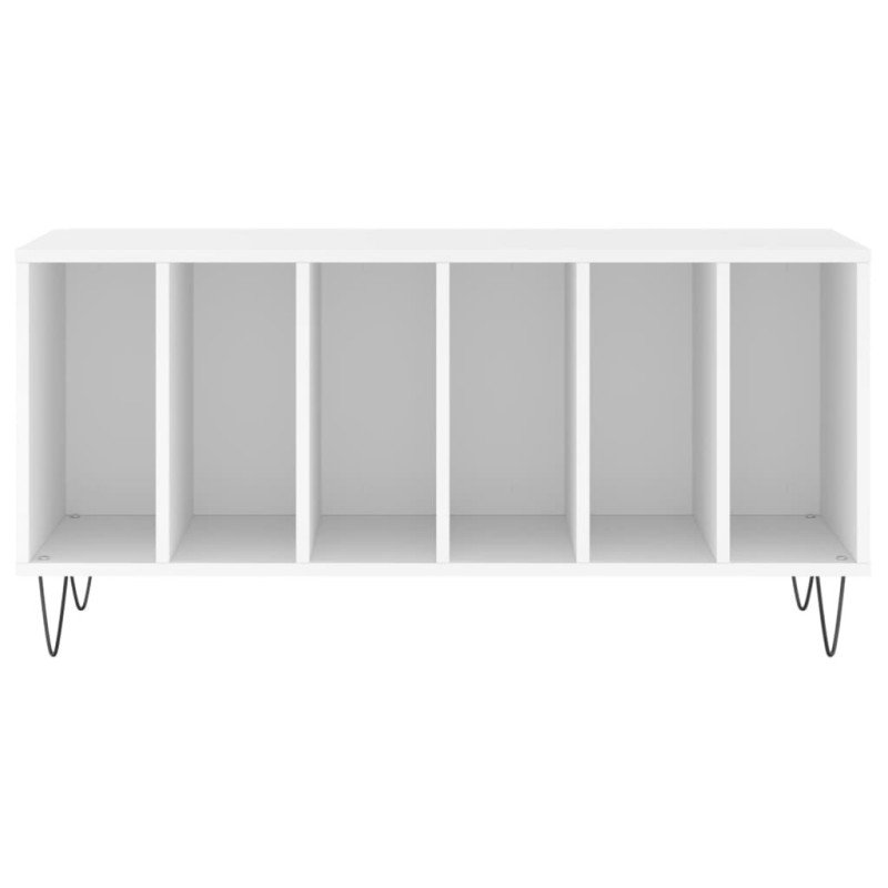 vidaXL Skrinka na platne biela 100x38x48 cm kompozitné drevo