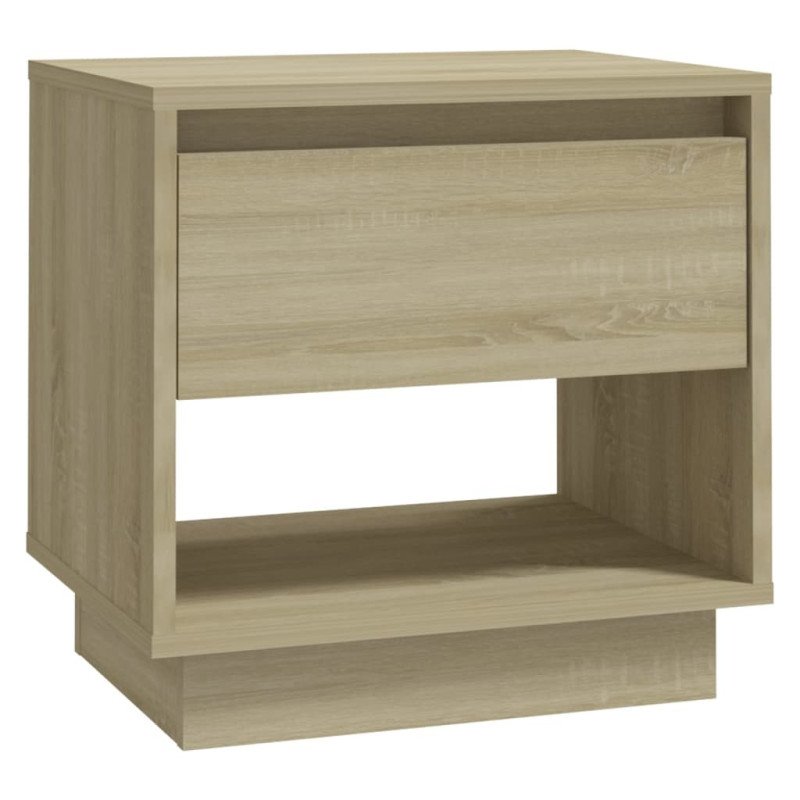 vidaXL Nočný stolík dub sonoma 45x34x44 cm drevotrieska