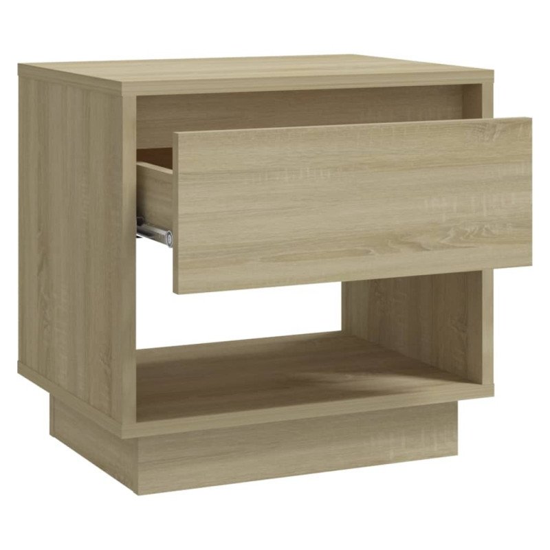 vidaXL Nočný stolík dub sonoma 45x34x44 cm drevotrieska