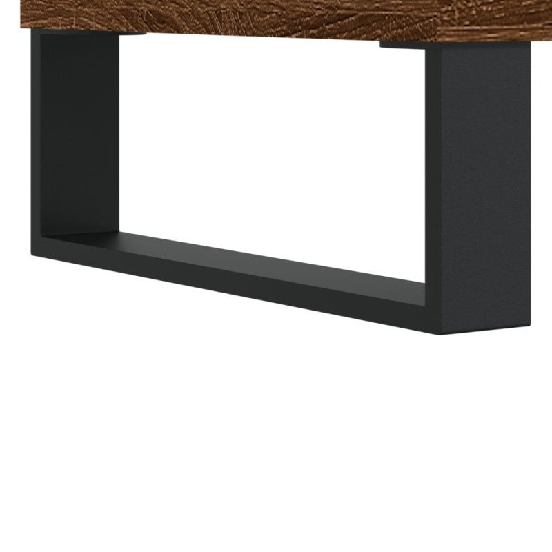 vidaXL Nočný stolík hnedý dub 40x35x50 cm kompozitné drevo