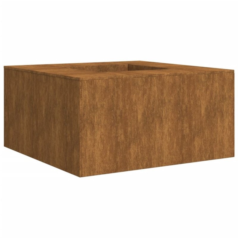 vdaXL Ohnisko 60x60x30 cm korténová oceľ 