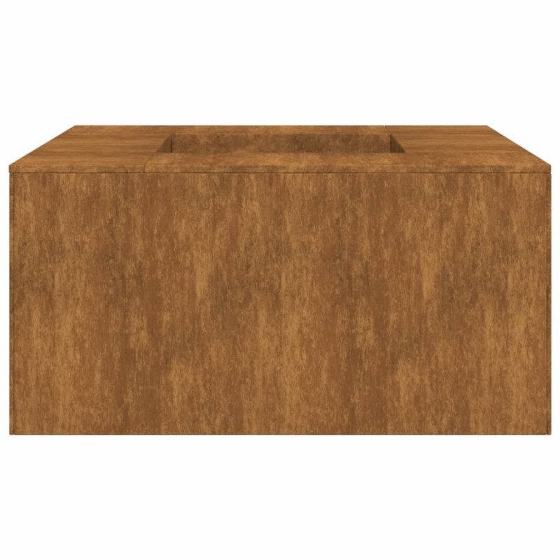 vdaXL Ohnisko 60x60x30 cm korténová oceľ 