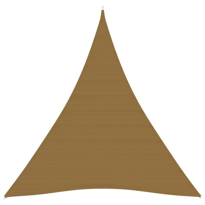 vidaXL Tieniaca plachta 160 g/m² sivohnedá 4x5x5 m HDPE