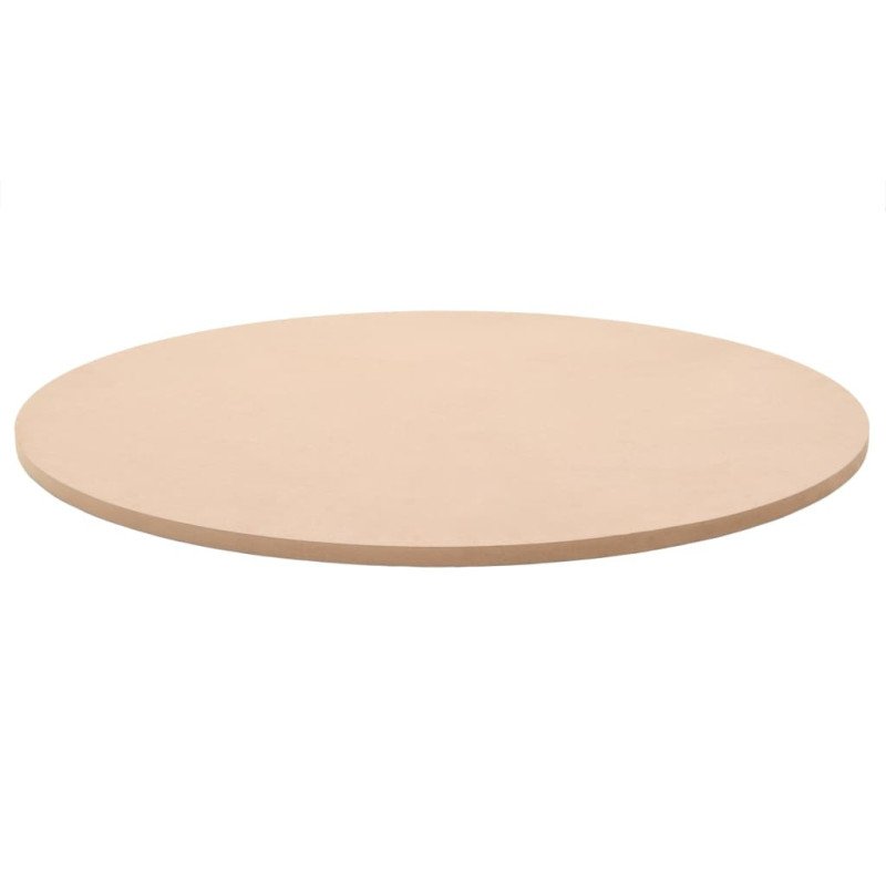 vidaXL Okrúhla stolová doska z drevovlákna 800x18 mm