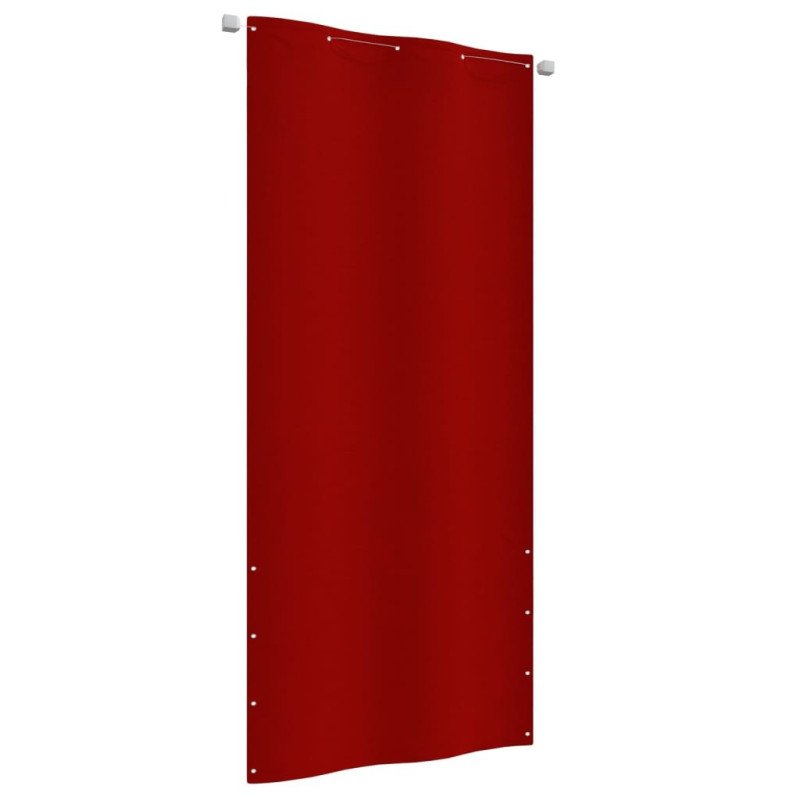 vidaXL Balkónová markíza červená 100x240 cm oxfordská látka