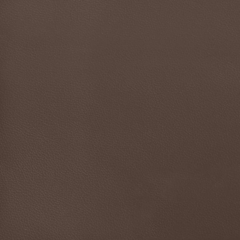 vidaXL Matrac s taštičkovými pružinami hnedý 140x200x20 cm umelá koža