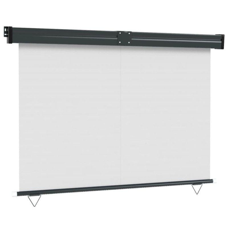 vidaXL Bočná markíza na balkón 145x250 cm, krémová