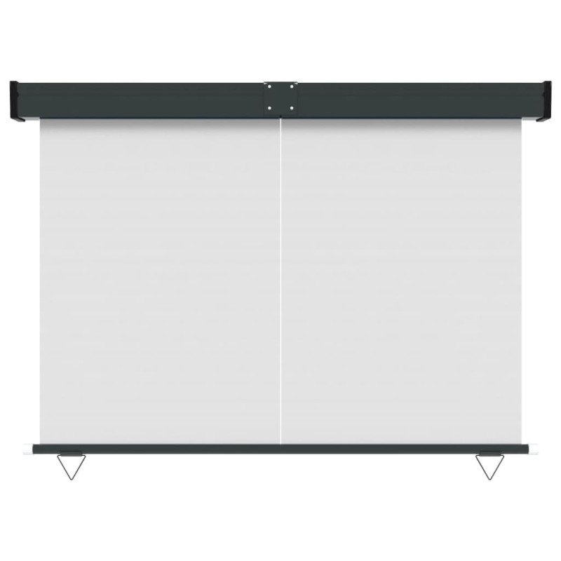 vidaXL Bočná markíza na balkón 145x250 cm, krémová