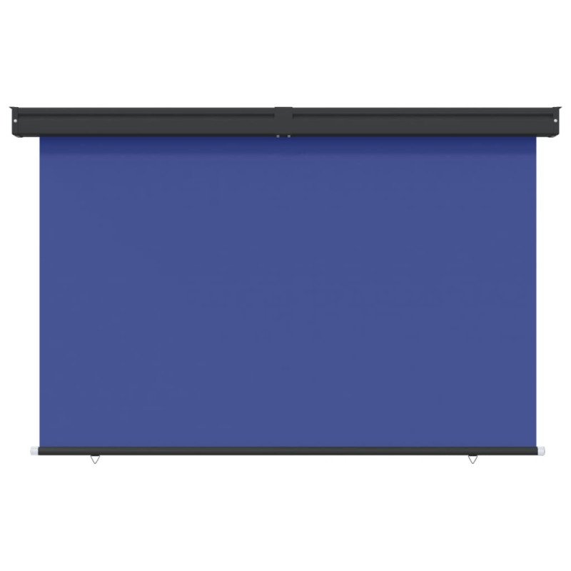 vidaXL Bočná markíza na balkón 165x250 cm, modrá