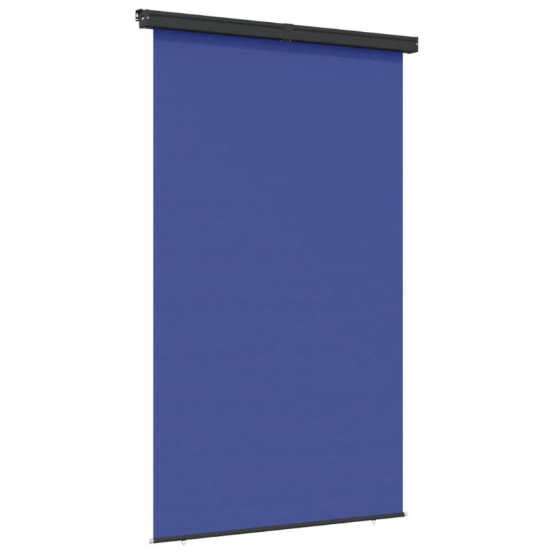 vidaXL Bočná markíza na balkón 170x250 cm modrá