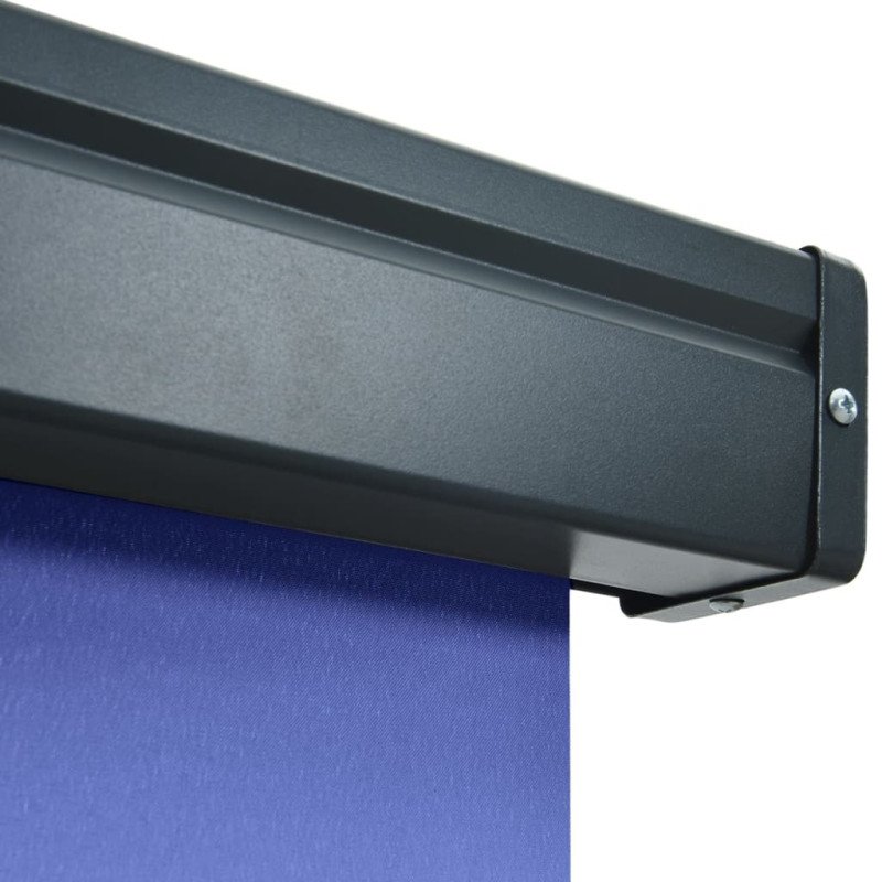 vidaXL Bočná markíza na balkón 170x250 cm modrá