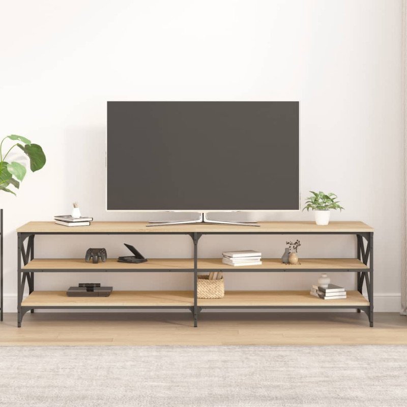 vidaXL TV skrinka dub sonoma 180x40x50 cm spracované drevo