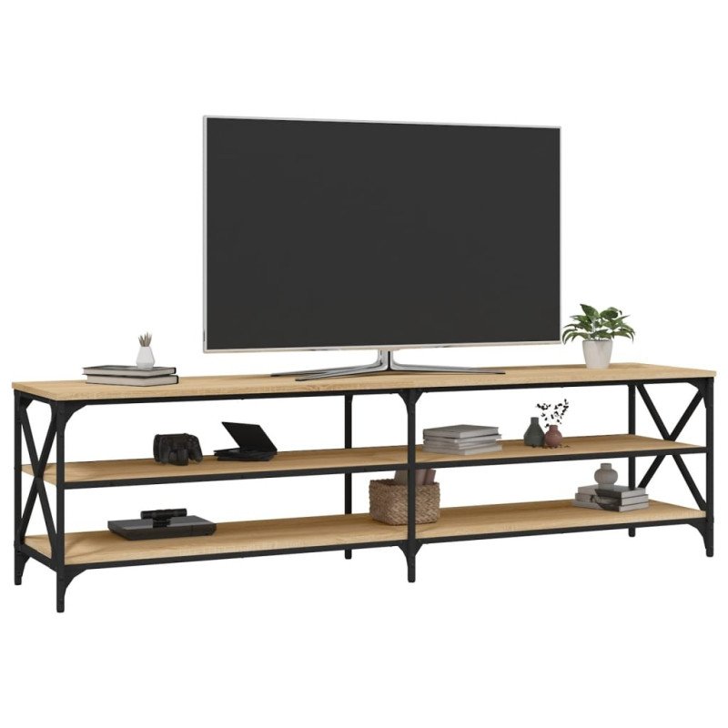 vidaXL TV skrinka dub sonoma 180x40x50 cm spracované drevo