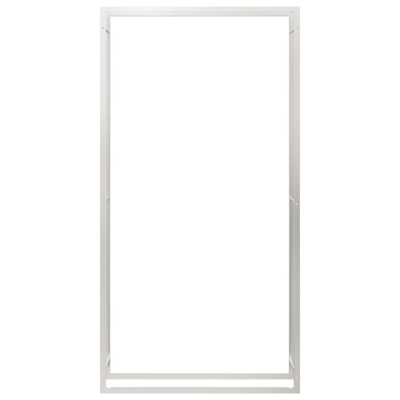 vidaXL Stojan na krbové drevo 110x28x214 cm nehrdzavejúca oceľ