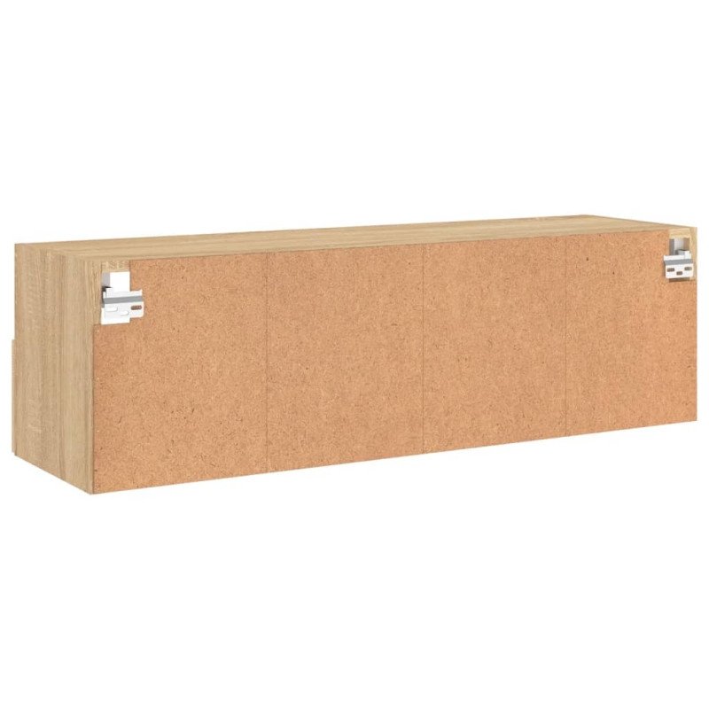 vidaXL TV nástenná skrinka dub sonoma 100x30x30 cm kompozitné drevo