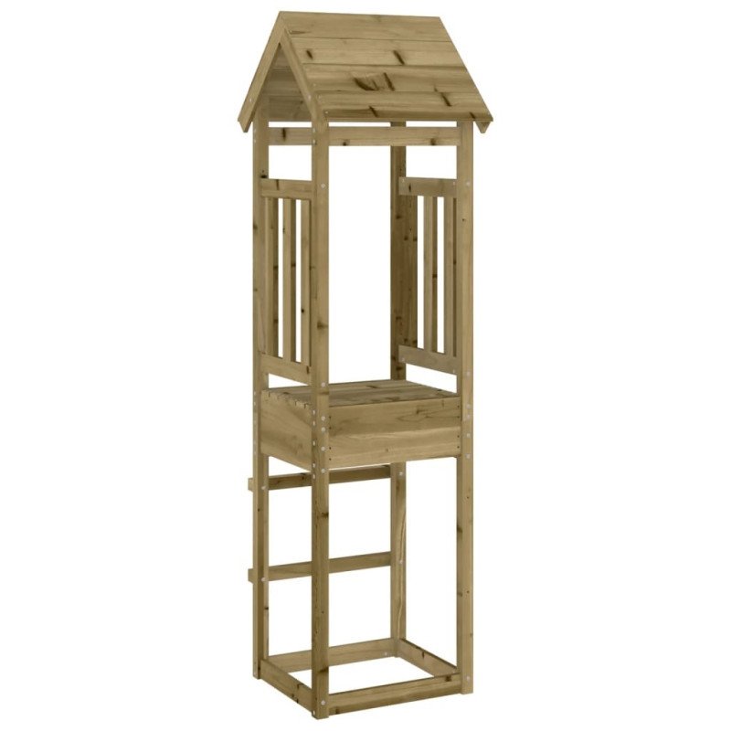 vidaXL Hracia veža 52,5x46,5x206,5 cm impregnované drevo borovica