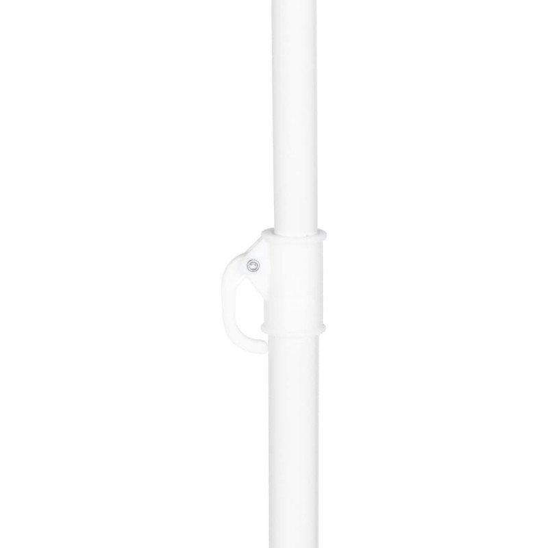 vidaXL Plážový slnečník s bočnými stenami modrý 215 cm