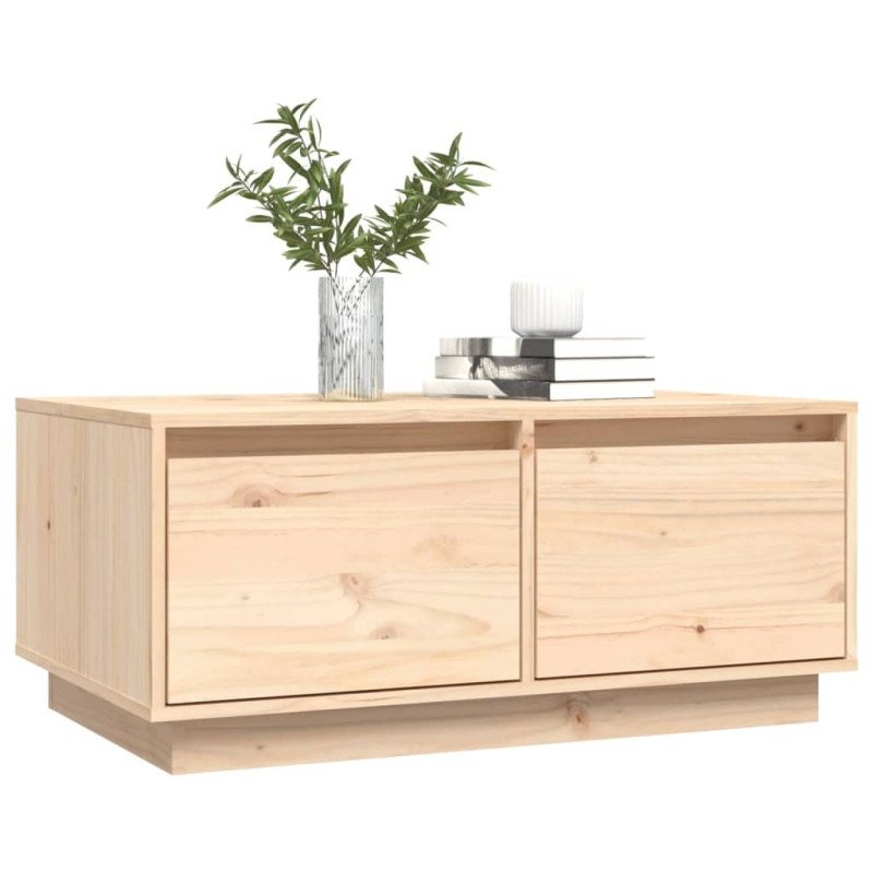 vidaXL Konferenčný stolík 80x50x35 cm borovicový masív