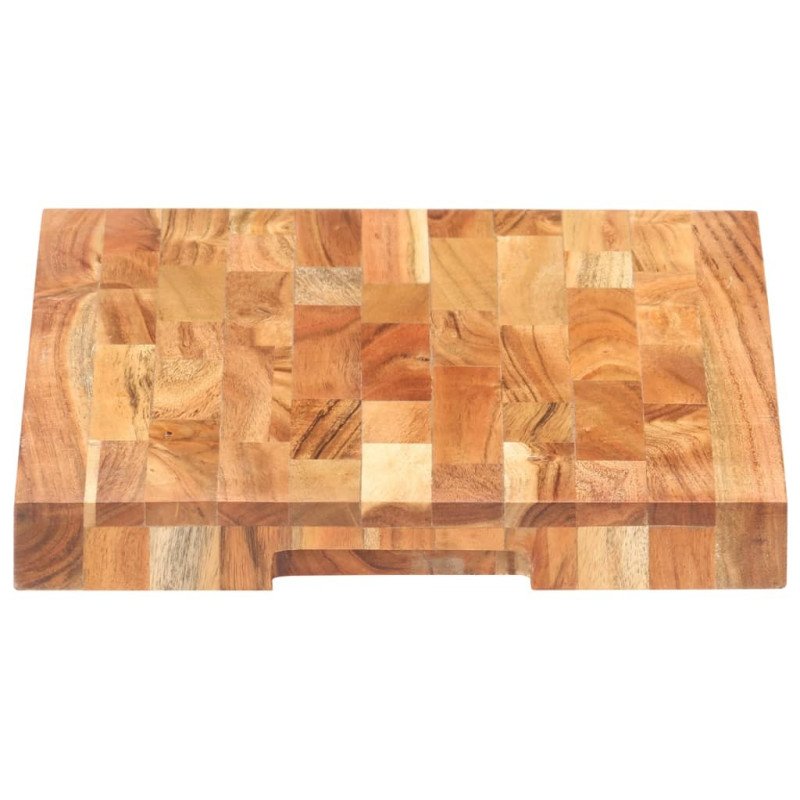 vidaXL Doska na krájanie 40x30x4 cm masívne akáciové drevo