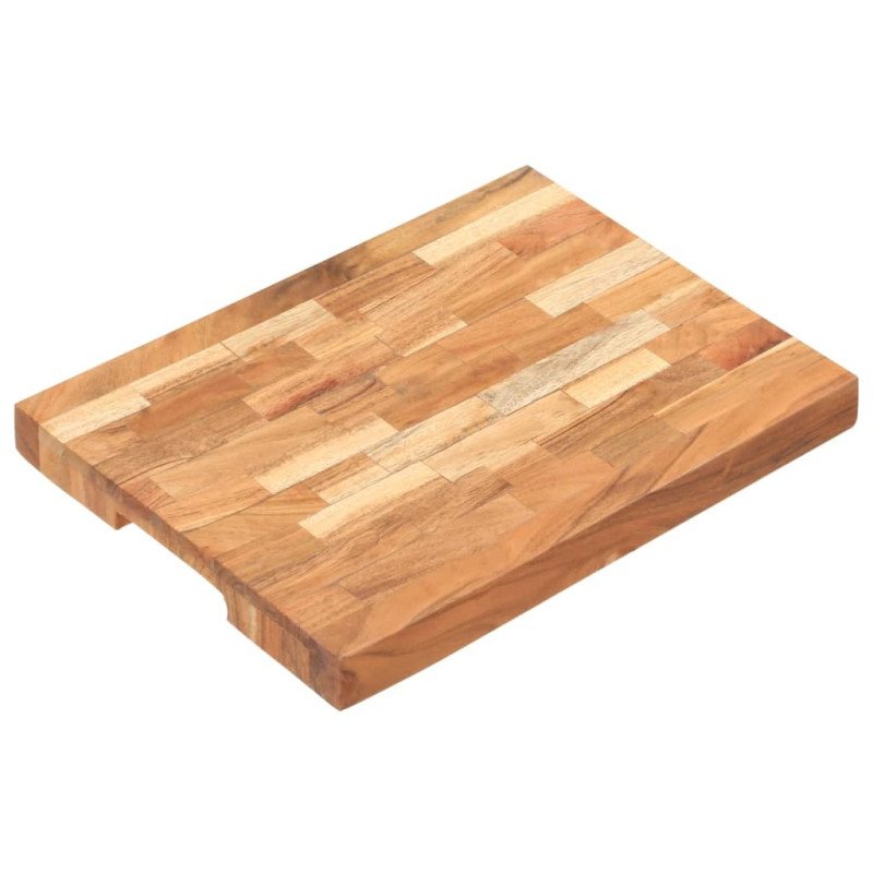 vidaXL Doska na krájanie 40x30x4 cm masívne akáciové drevo