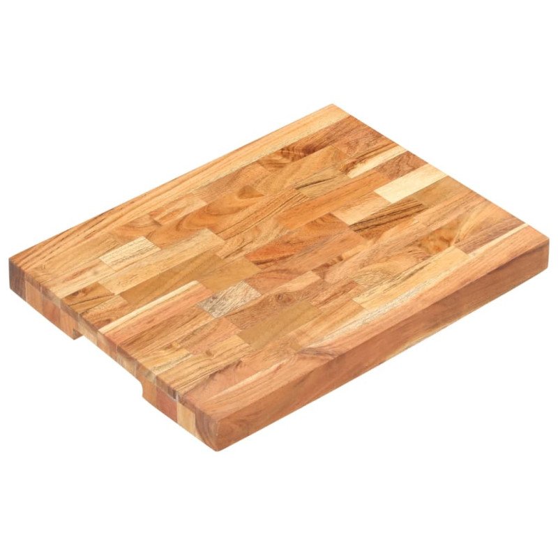 vidaXL Doska na krájanie 40x30x4 cm masívne akáciové drevo