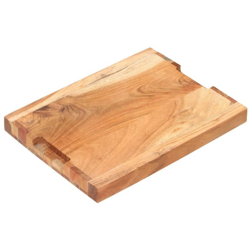 vidaXL Doska na krájanie 40x30x4 cm masívne akáciové drevo
