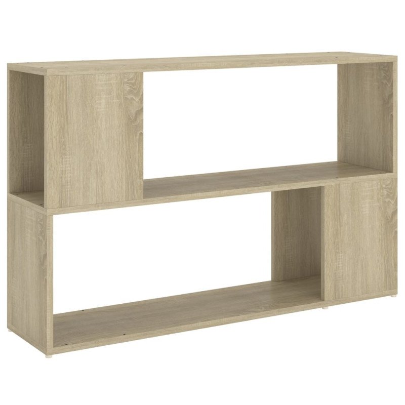 vidaXL Knižnica dub sonoma 100x24x63 cm drevotrieska