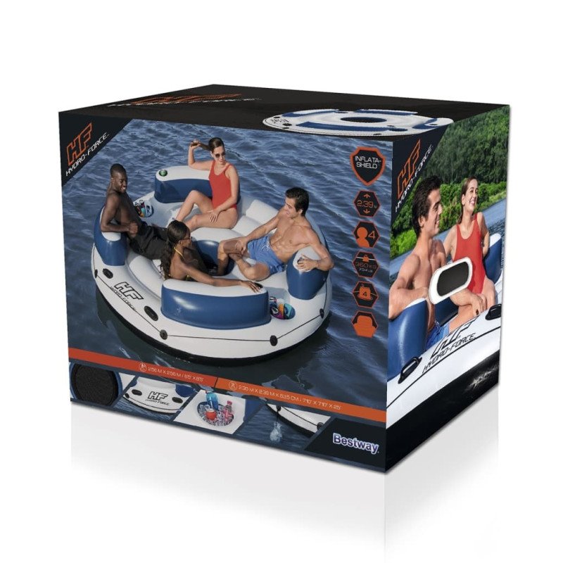 Bestway Hydro-Force Plávajúci ostrov 239x63,5 cm