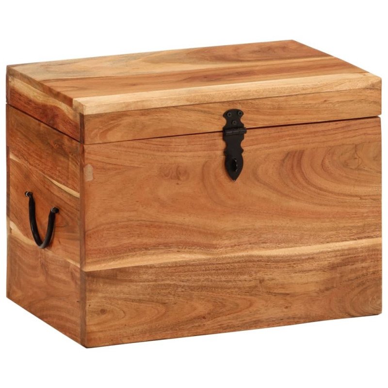 vidaXL Úložný box 39x28x31 cm akáciový masív