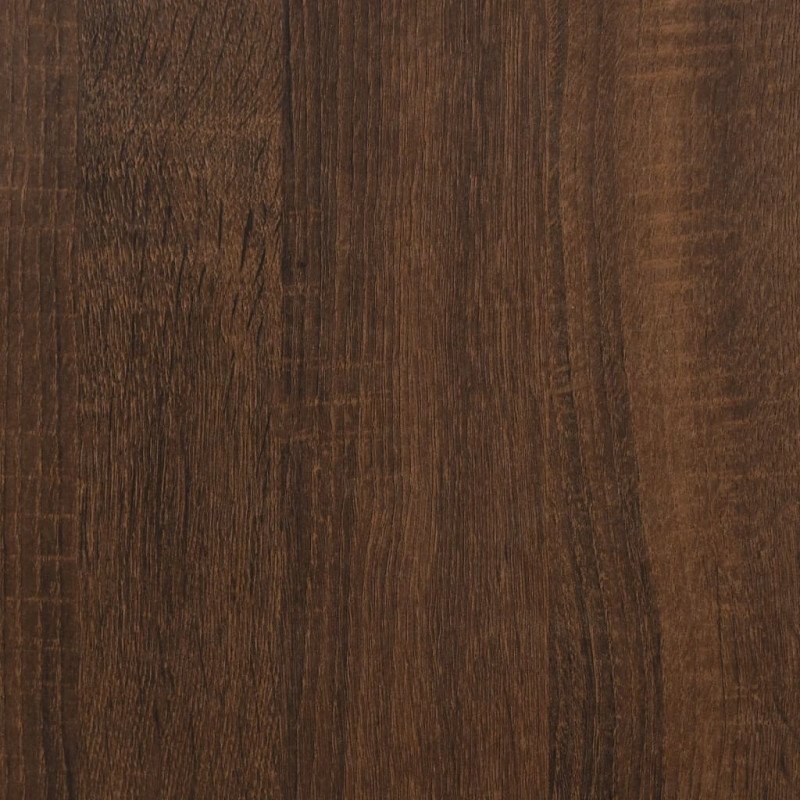 vidaXL Konferenčný stolík hnedý dub 80x50x40 cm sprac. drevo a železo