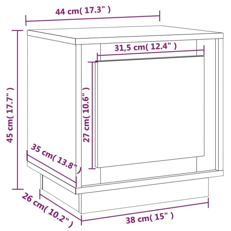 vidaXL Nočné stolíky 2 ks lesklé biele 44x35x45 cm spracované drevo