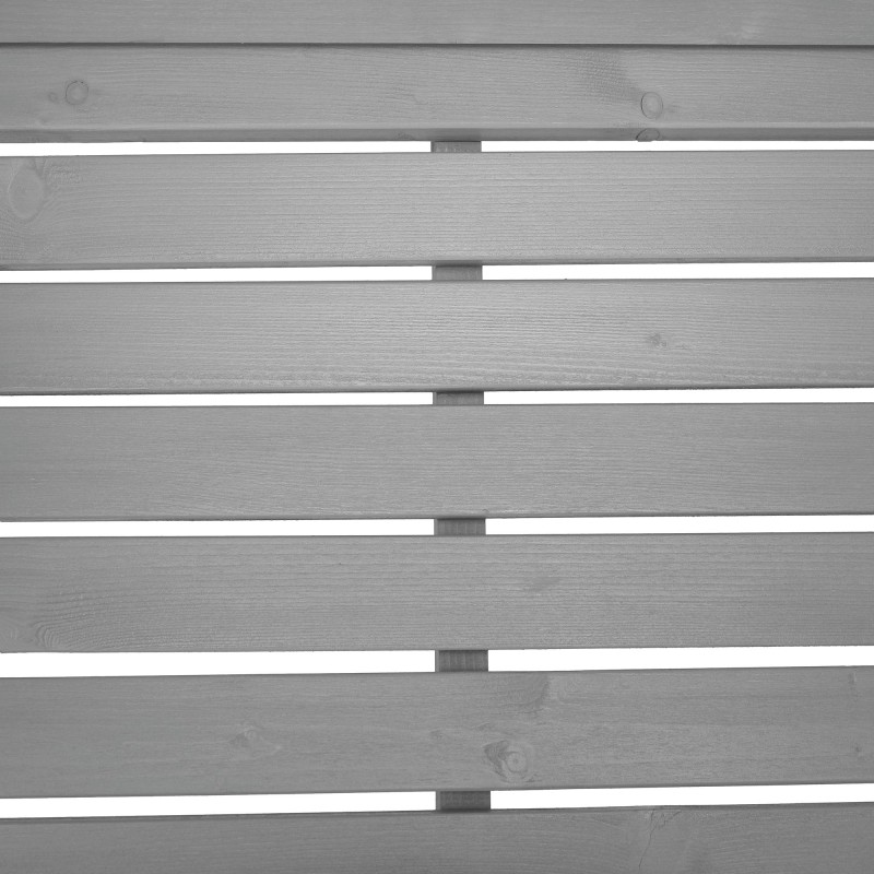 Kondela Drevená záhradná lavička, sivá, 124 cm, KOLNA